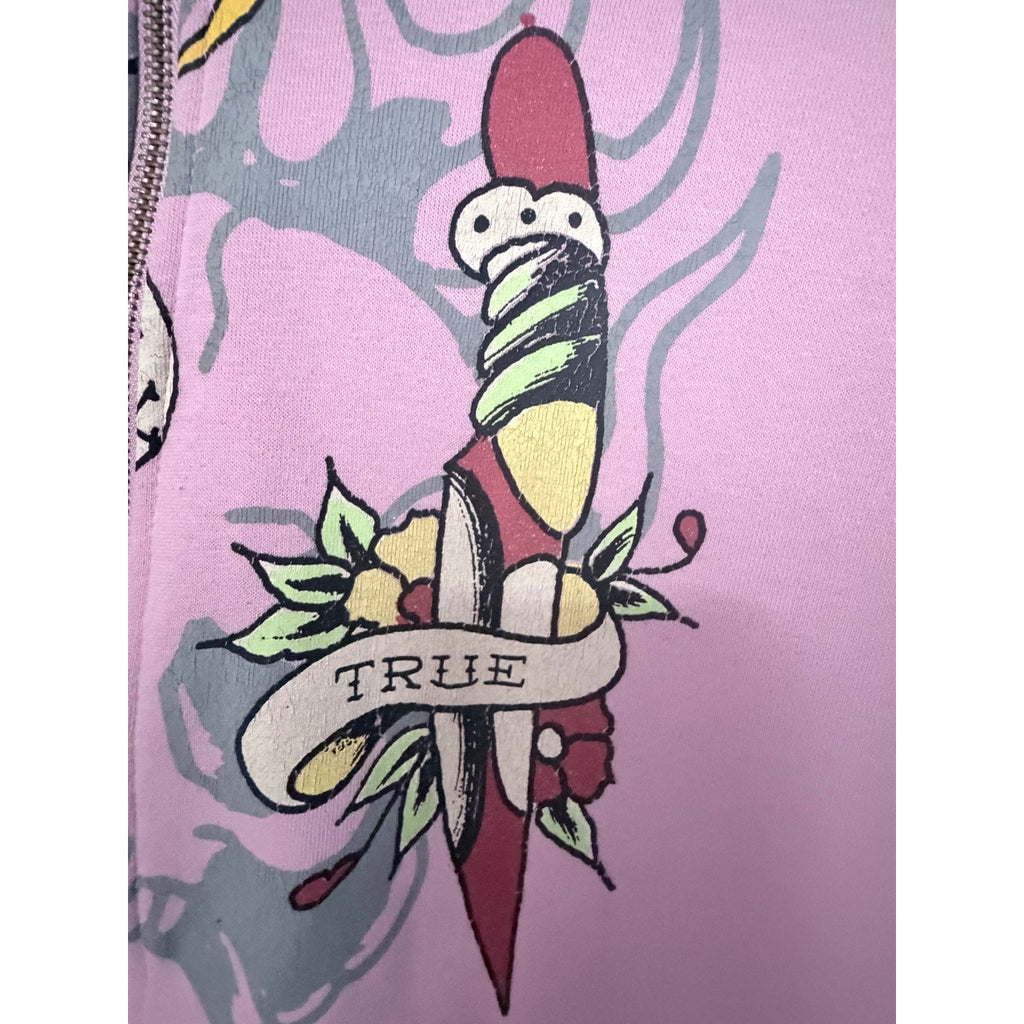 Ed Hardy Love Kills Slowly Hoodie Womens M