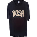 M&O Knits Men's Black Rush Fleece Crewneck T-Shirt — front view