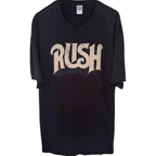 M&O Knits Men's Black Rush Fleece Crewneck T-Shirt — front view