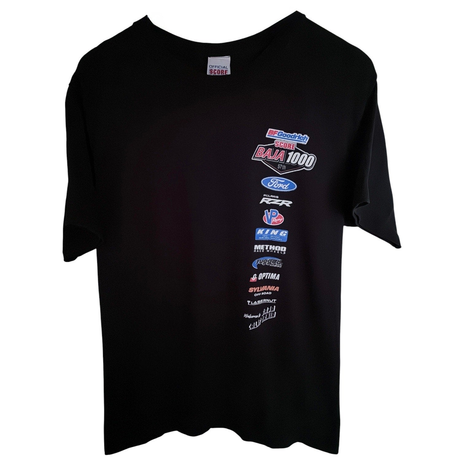 BFGoodrich Score Baja 1000 Race T Shirt Black Mens Medium
