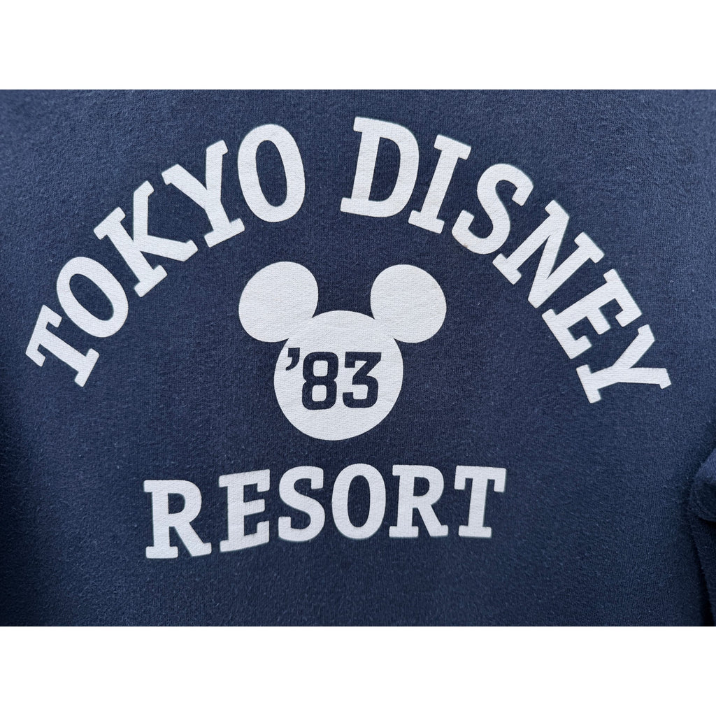 Tokyo Disney Resort Hoodie Mens XL Blue Mickey Graphic Pullover Sweatshirt Japan
