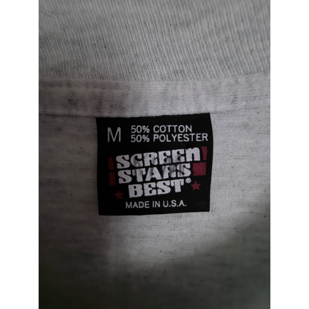 Screen Stars Best Single Stitch Music Makers Beulah ND Graphic Tee Mens Med Gray