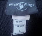 Universal Studios Men's Black Universal Studios Pullover Sweatshirt Sweatshirt — brand label