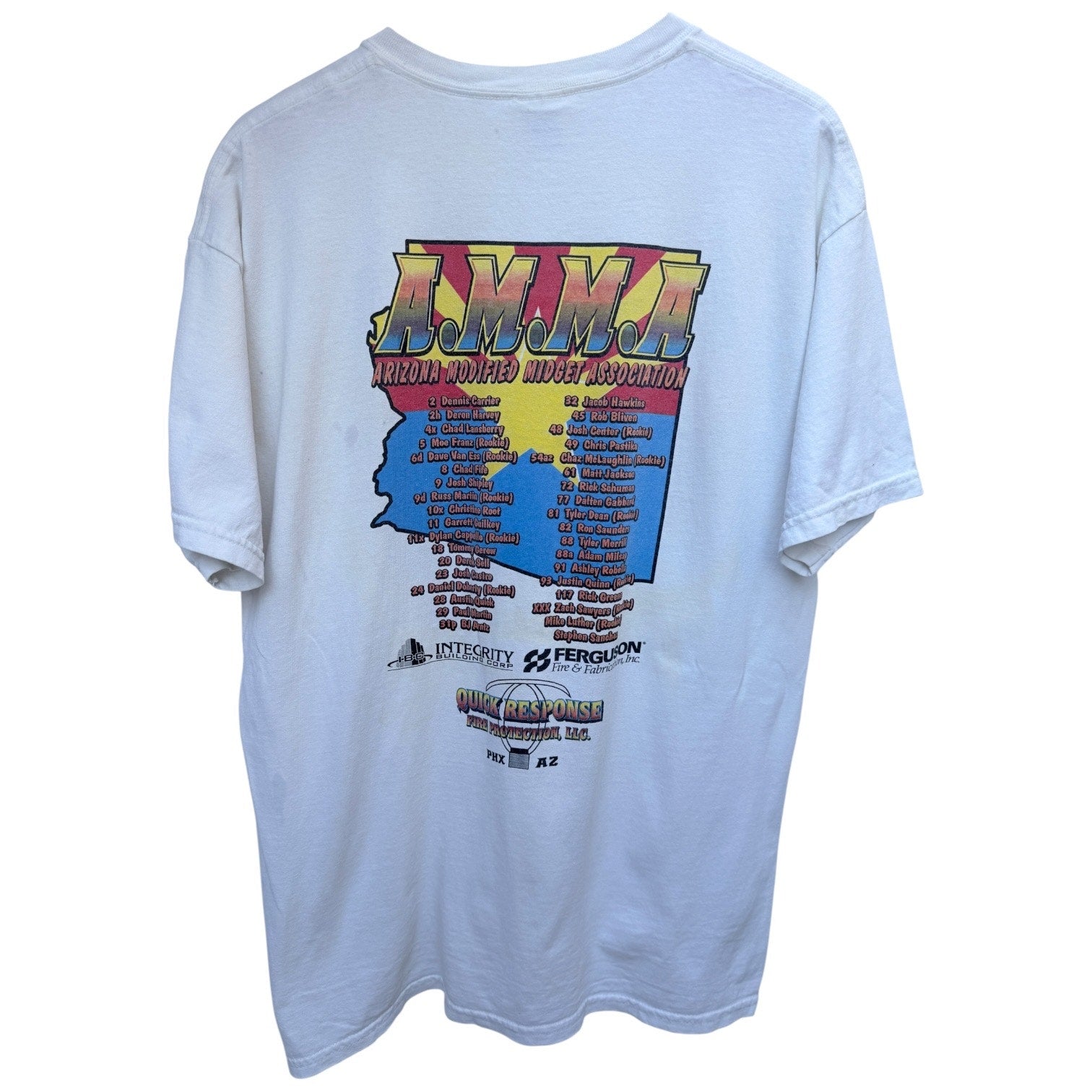 Arizona Modified Midget Association Graphic T Shirt Mens L Racing AZ A.M.M.A Tee