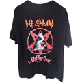 Def Leppard Motley Crue Stadium Tour 2022 T Shirt Mens XL Black Concert Tee