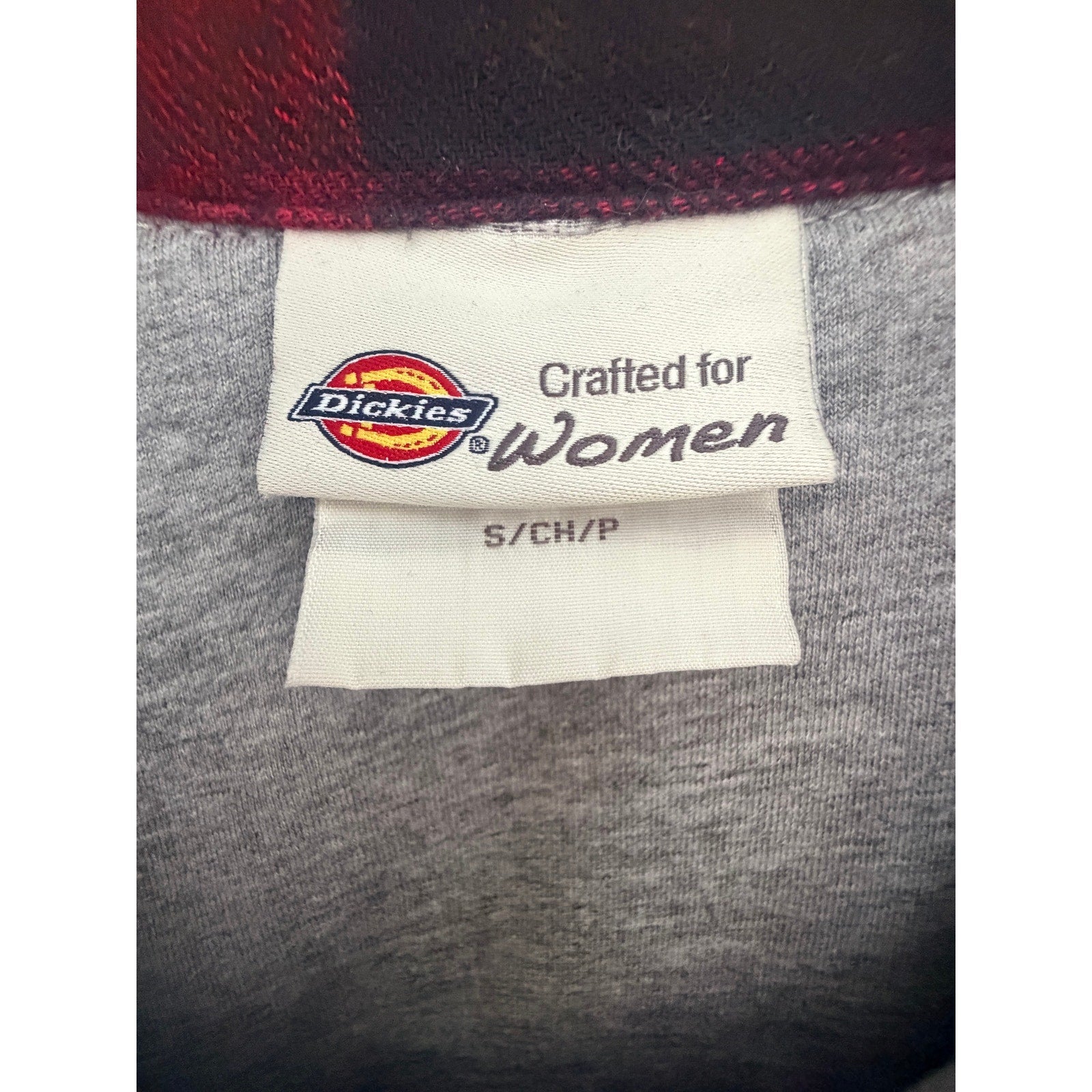 Dickies Quilted Buffalo Plaid Shirt Jacket Women's Small