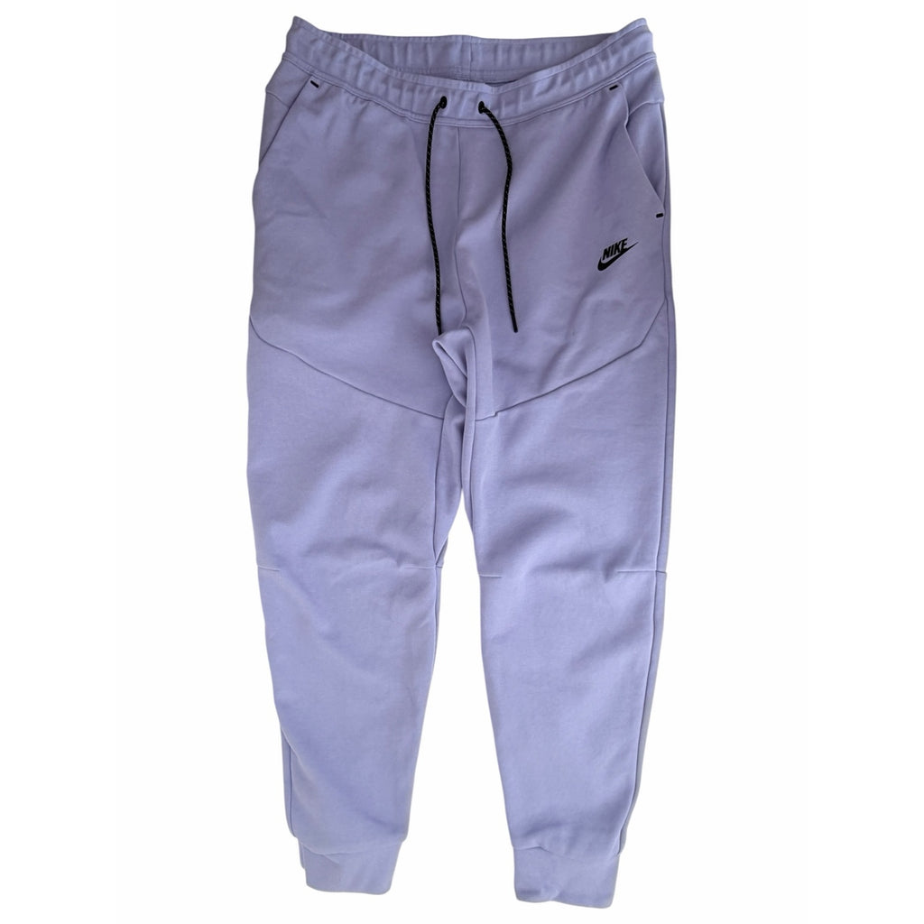 Nike Mens Large Lavender Jogger Sweatpants Athletic Fleece Swoosh