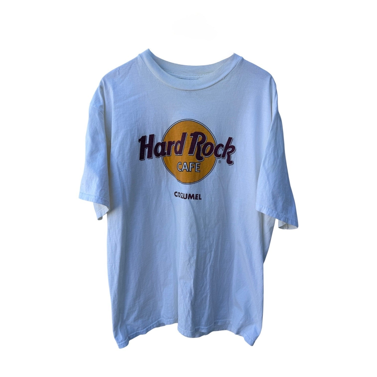 Hard Rock Cafe Cozumel Graphic T Shirt Mens X Grande White Logo Tee