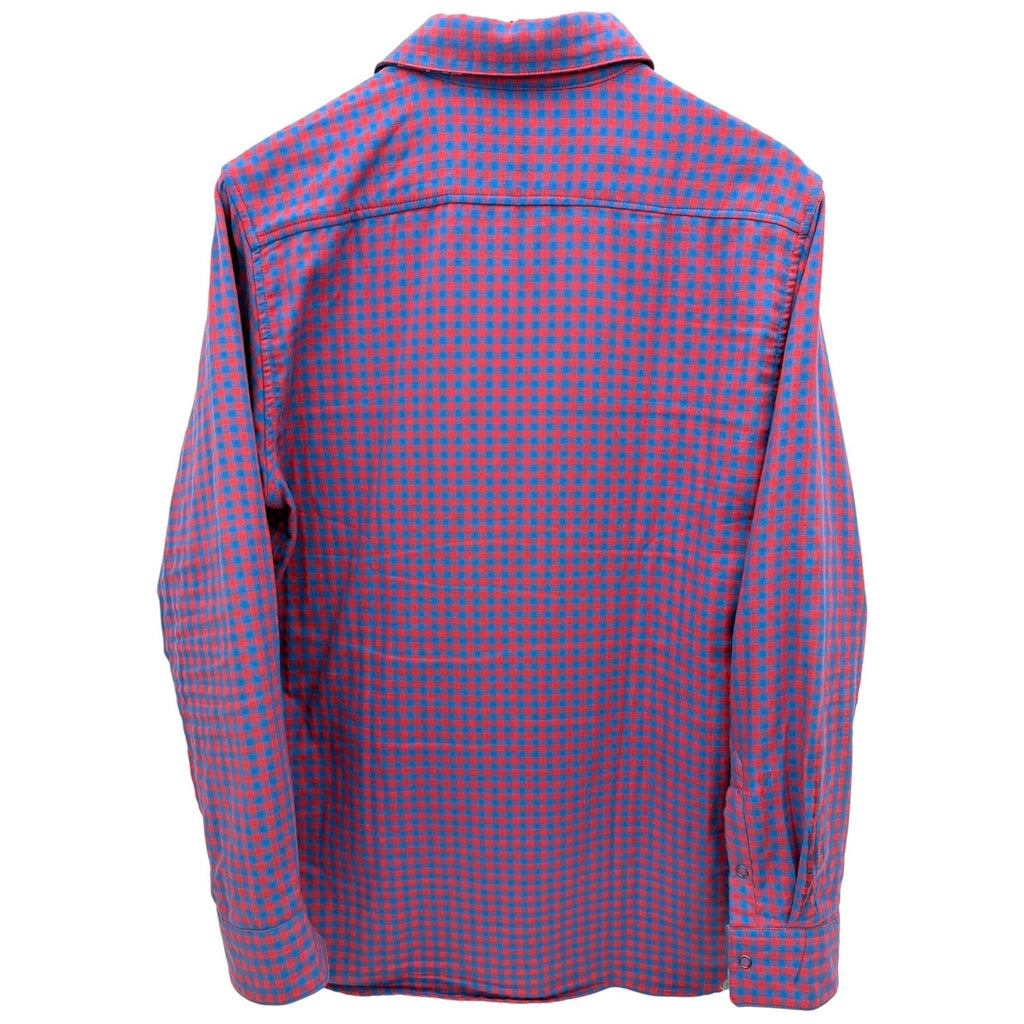 Marvel Avengers Reversible Button Up Shirt Mens Medium Plaid Casual Long Sleeve