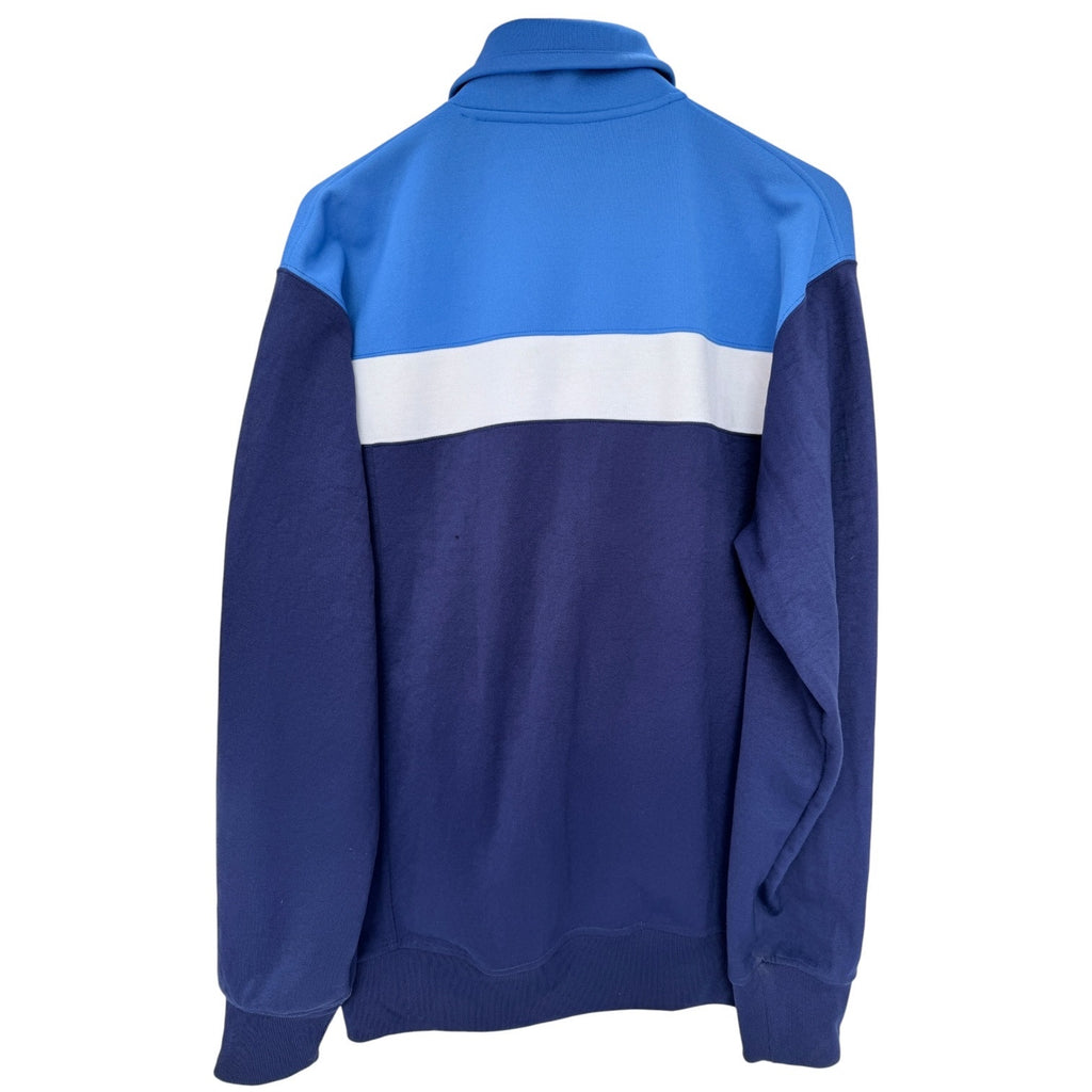Zoo York Track Jacket Mens Large Blue White Full Zip Athletic Streetwear
