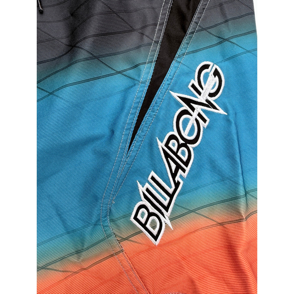 Billabong Platinum PX3 Board Shorts Mens 32 Blue Black Surf Swim Trunks