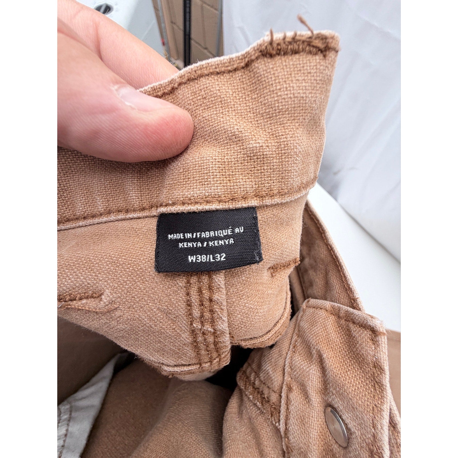 Dickies Carpenter Pants Mens 38x32 Brown Workwear Utility Pants