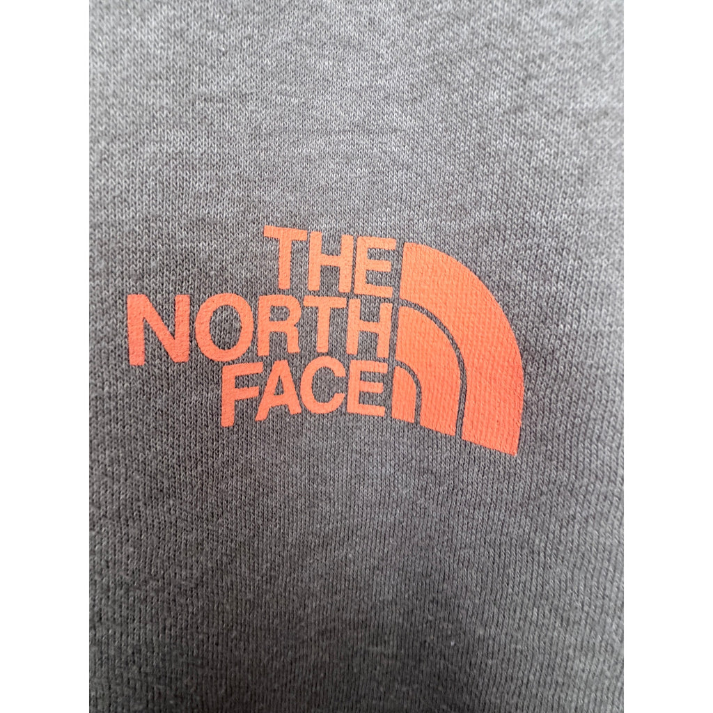 The North Face Graphic Hoodie Mens Medium Gray Pullover Sweatshirt Outdoor