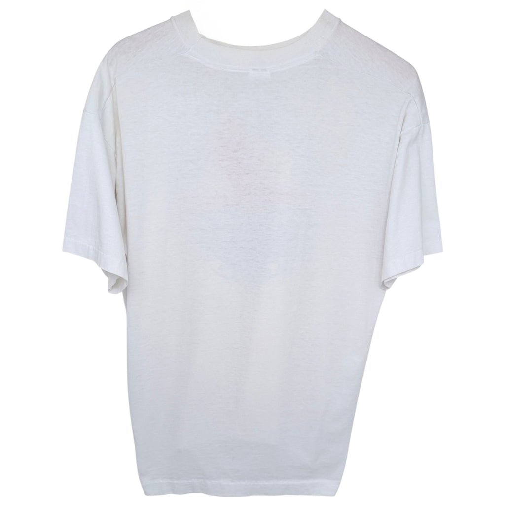 Fruit of the Loom Men's White Crewneck T-Shirt — back view