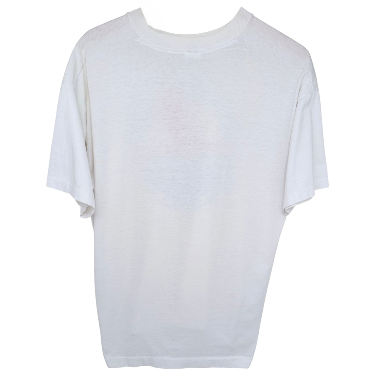 Fruit of the Loom Men's White Crewneck T-Shirt — back view