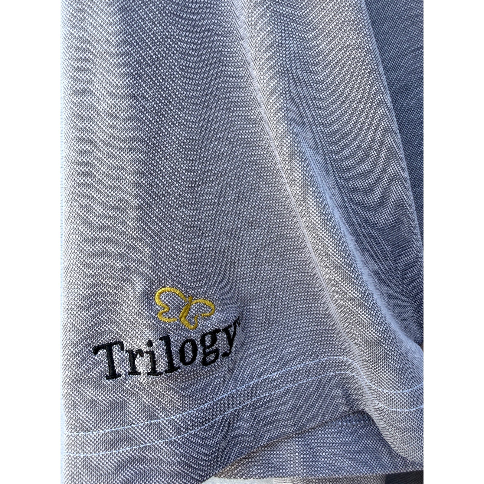 TravisMathew WP Logo Golf Polo Shirt Mens Large Purple Performance Polo