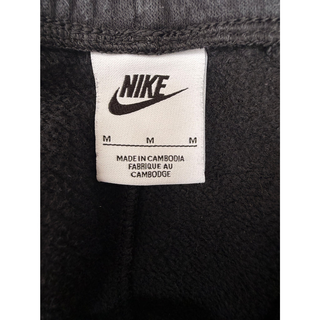 Nike Sweatpants Mens Medium Black Joggers Athletic Swoosh Logo Fleece