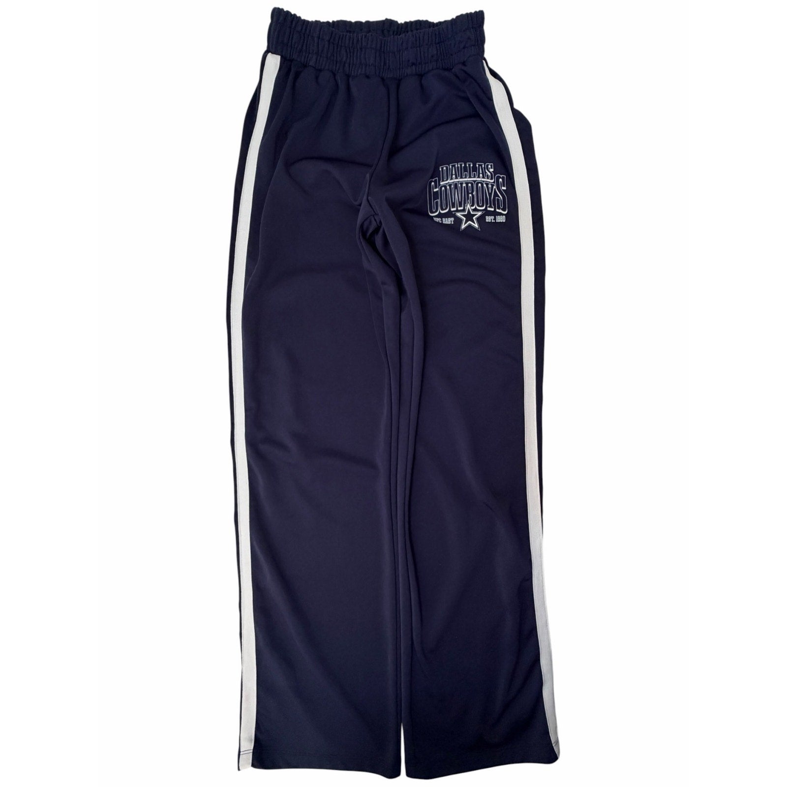 Dallas Cowboys NFL Track Pants Women's Small Navy White