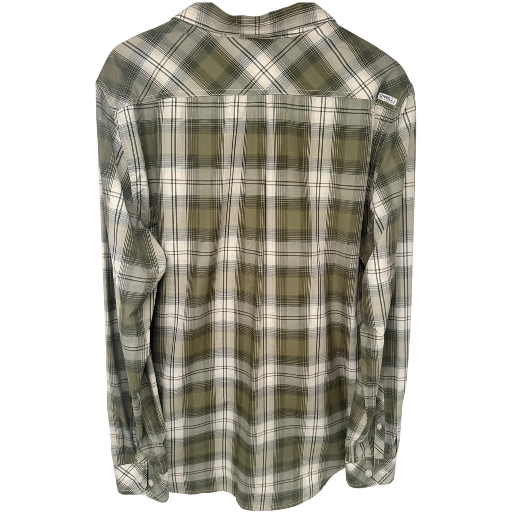 O'Neill Men's Green First In-Last Out Button-Up — back view