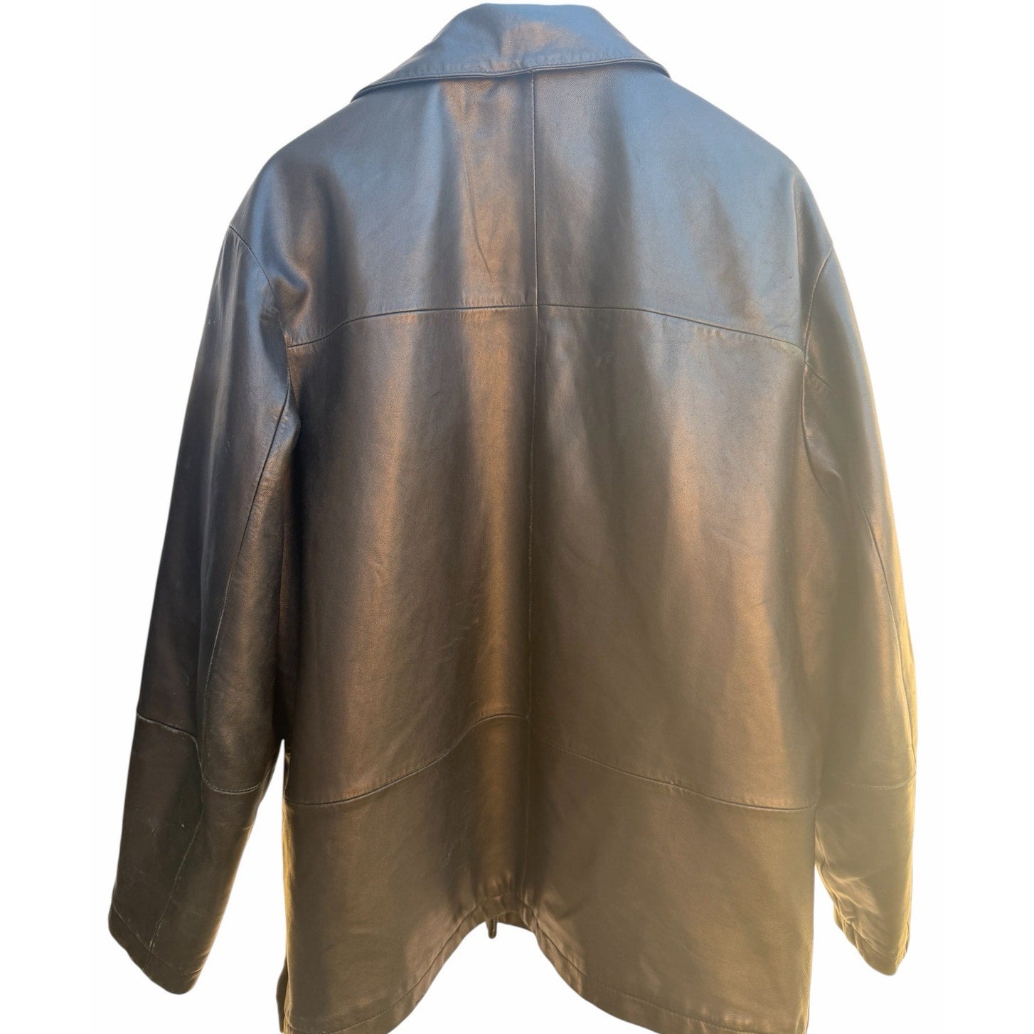 Pelle Studio Wilsons Black Leather Jacket Mens XL Thinsulate