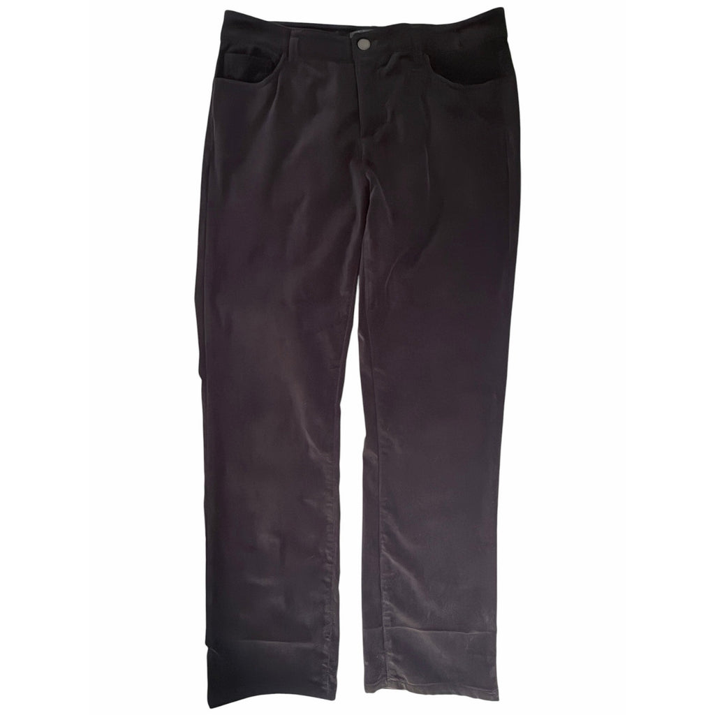 Lauren Ralph Lauren Womens Brown Stretch Pants Petite 10P