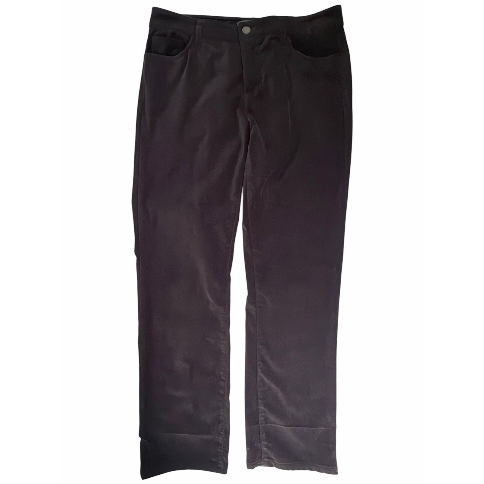 Lauren Ralph Lauren Womens Brown Stretch Pants Petite 10P