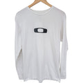 Oakley Long Sleeve Shirt Mens Small White Logo Graphic Tee