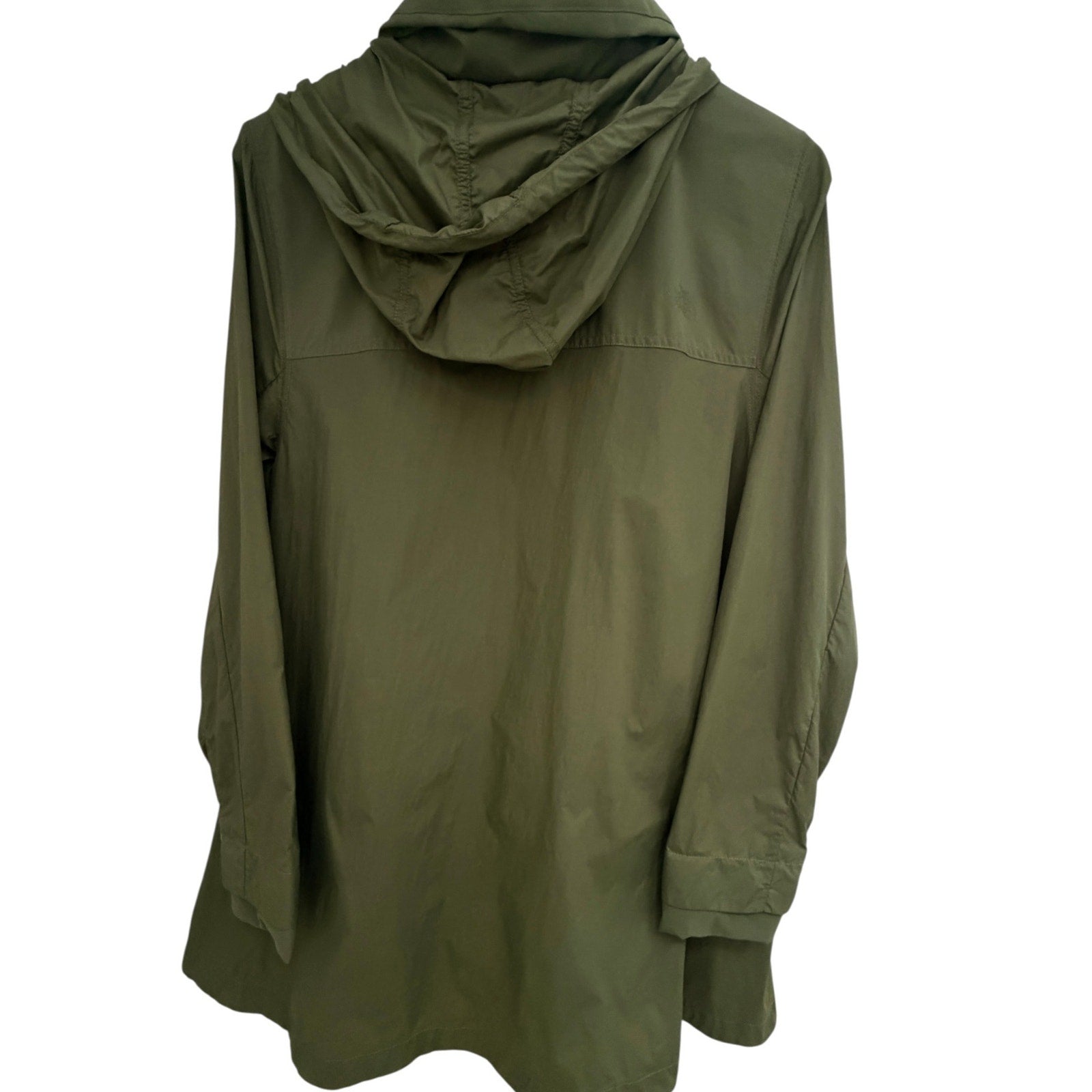 The North Face Flychute Women’s Olive Green Hooded Windbreaker Jacket - product photo 2