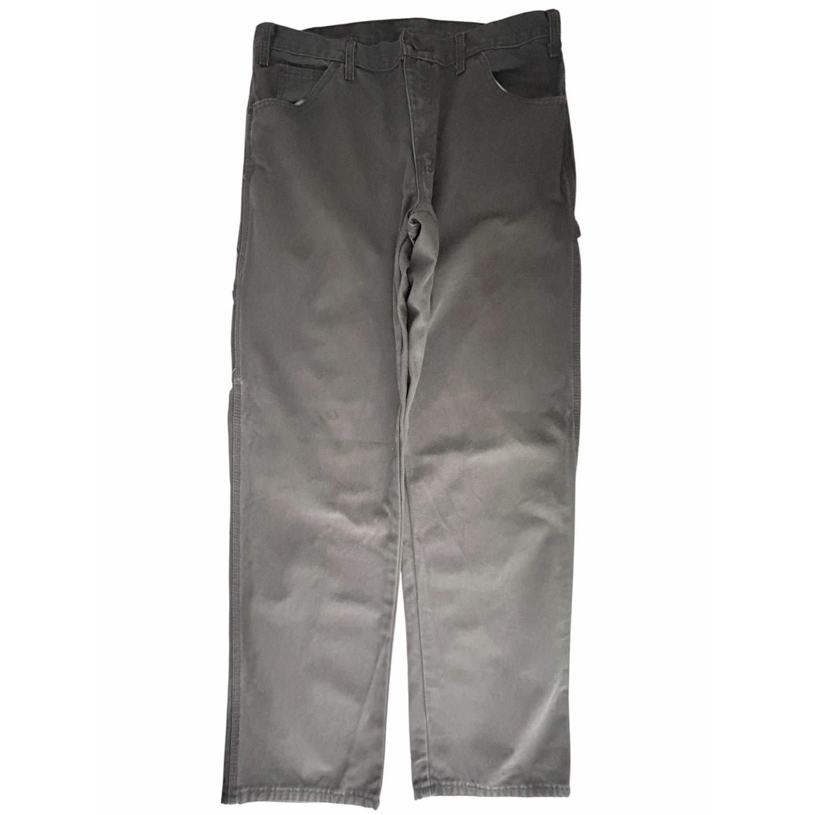 Dickies Carpenter Pants Mens 34x32 Gray Relaxed Fit Utility Work Jeans