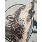 Abercrombie Denali Alaska Wolf Oversized Crewneck Women's XS