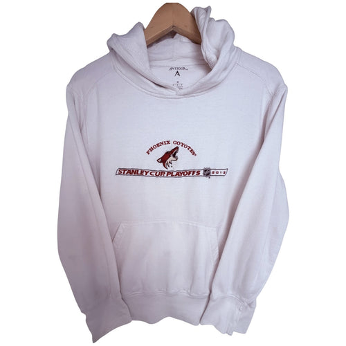 Antigua Men's Phoenix Coyotes Playoffs Hoodie Medium White product image