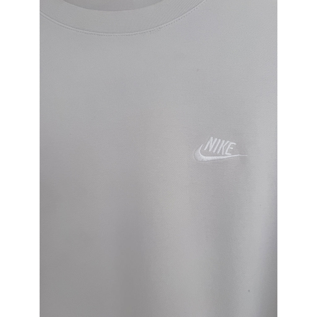 Nike Crewneck Sweatshirt Mens Large Cream Knit Sleeve Pullover