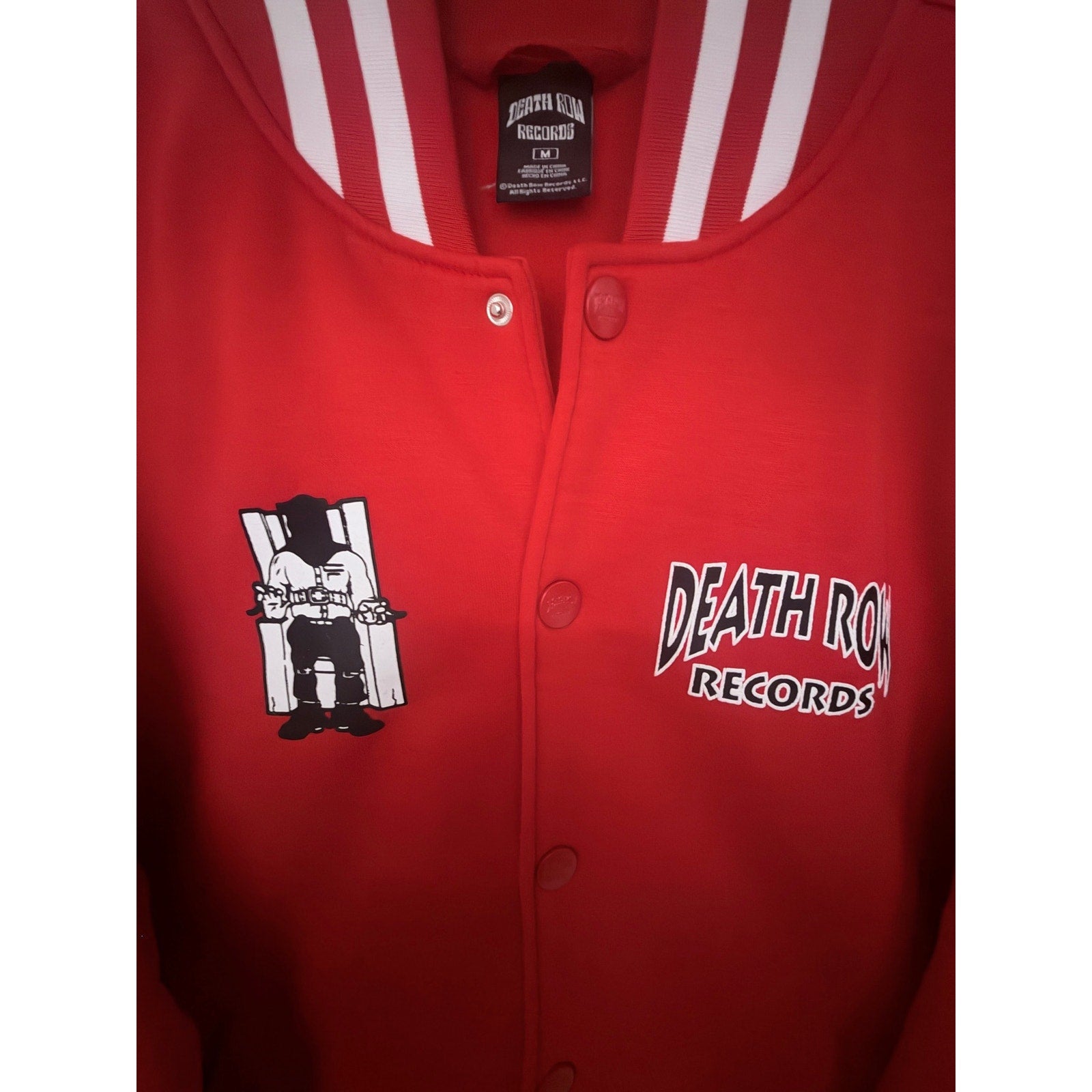 Death Row Records Varsity Jacket M