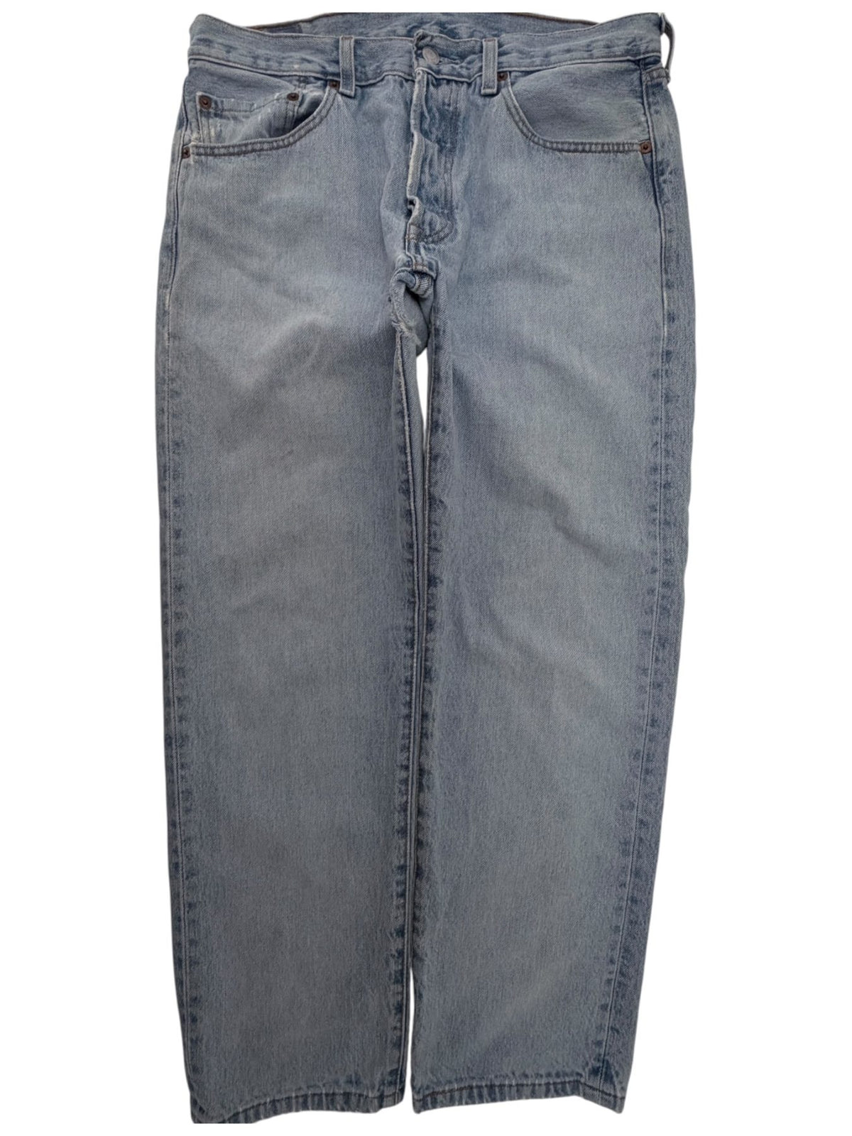 Levi's Men's Light Blue 501 Original Fit Jeans — front view