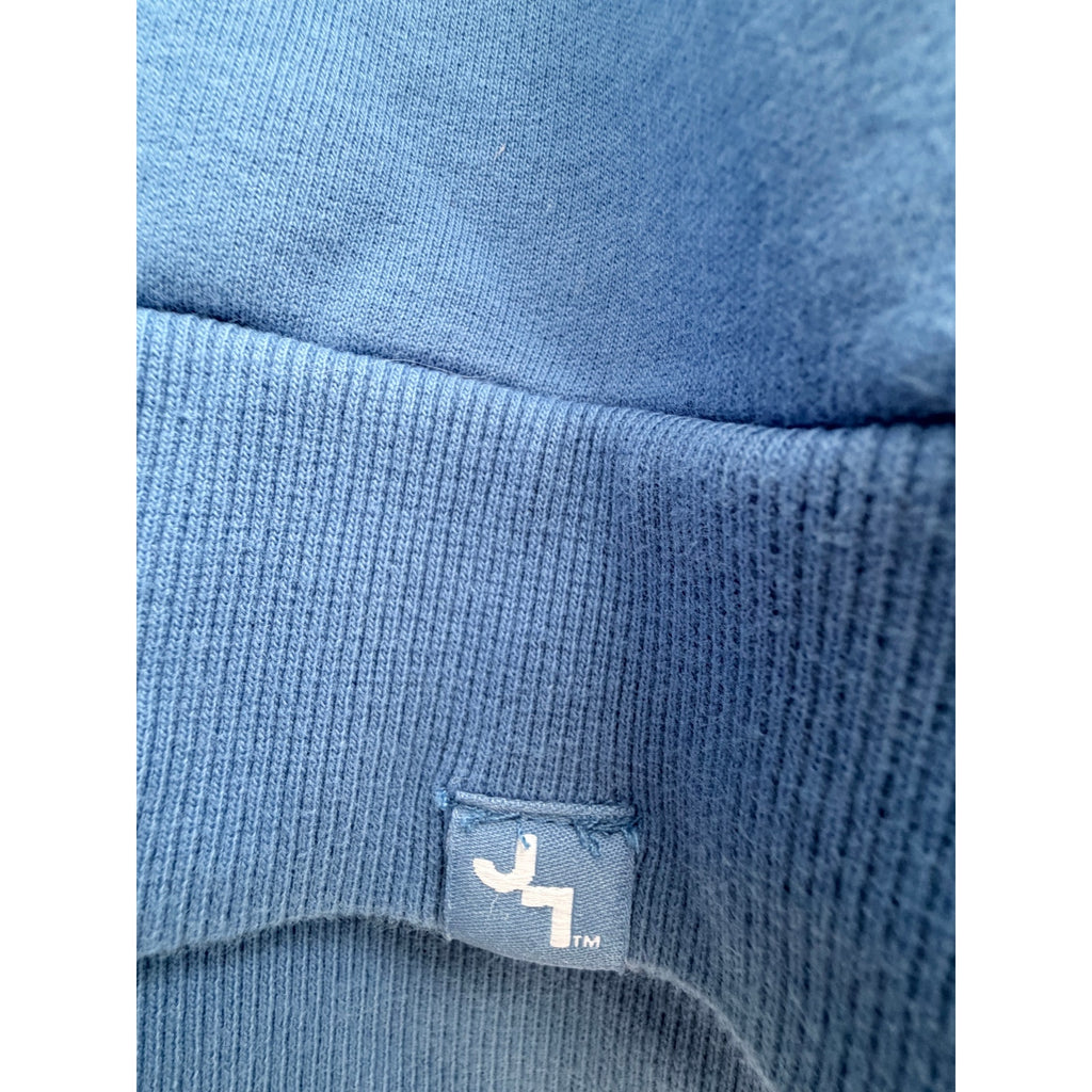 Joy Lab Sweatshirt Womens XL Blue White Stripe Oversized Pullover Crewneck
