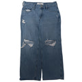Hollister Jeans Womens 6S W26 Low Rise Baggy Distressed Denim