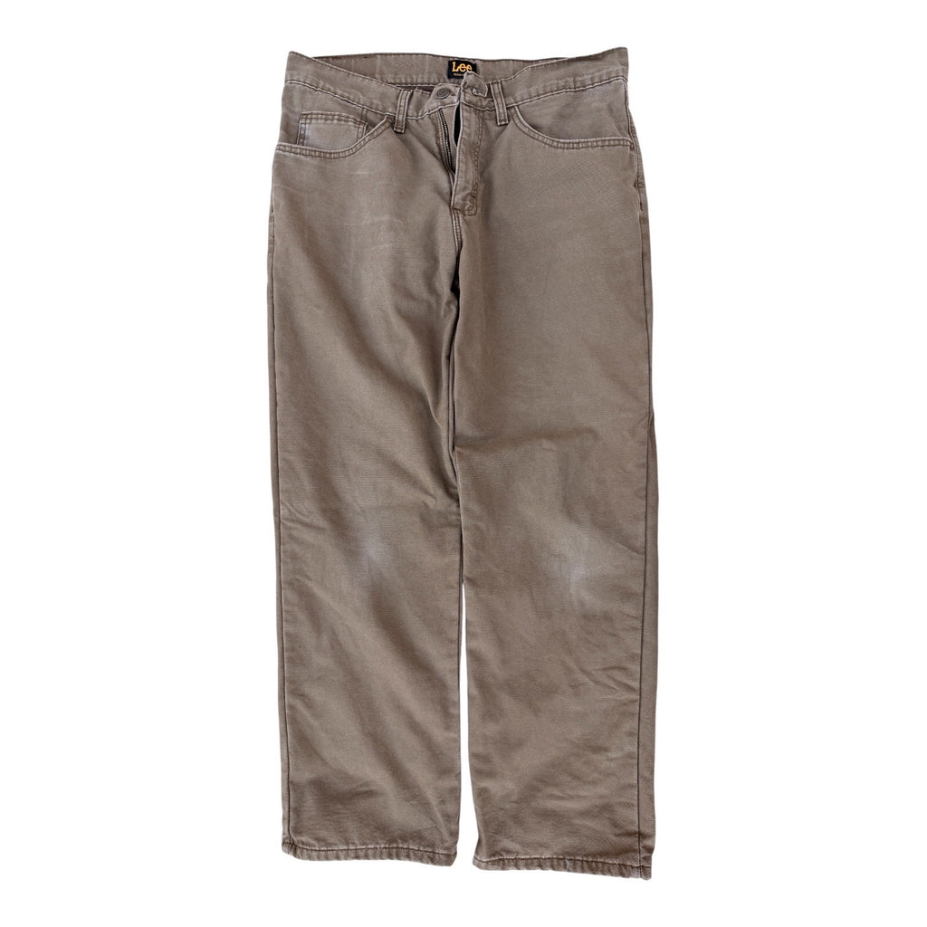 Lee Straight Fit Khaki Pants Mens 32x30 Casual Work Pants