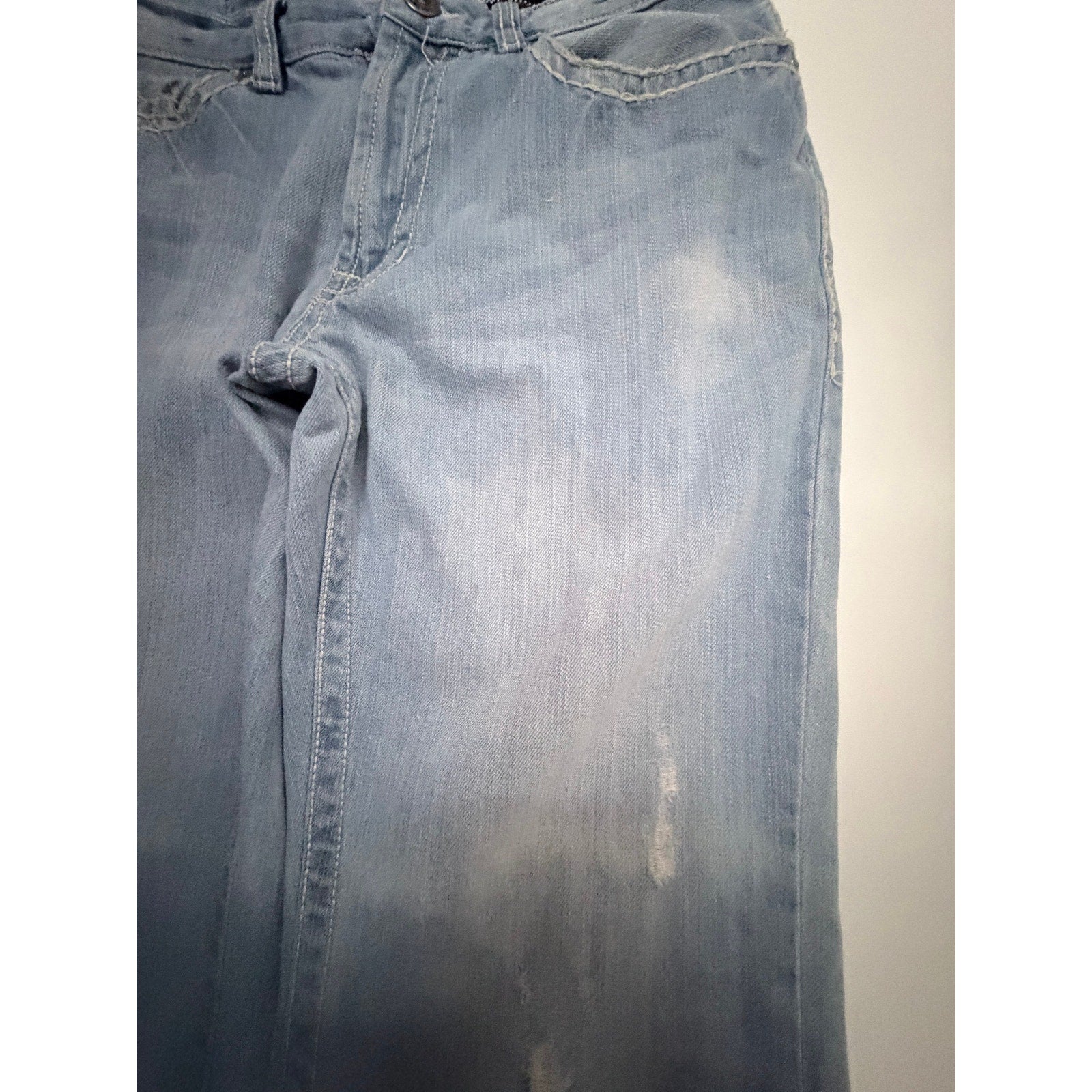 Helix Boot Cut Jeans Men's 36x30 Light Wash