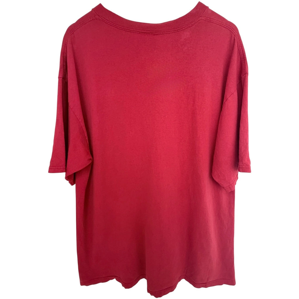 Chicago Cubs T Shirt Mens XL Red Distressed MLB Baseball Graphic Tee