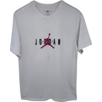Jordan Men's White Michael Jordan Air Jordan T-Shirt — front view