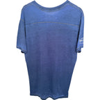 Salvage Supply Co. Men's Blue Crewneck T-Shirt — back view