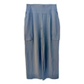Athleta Wide Leg Cargo Pants Womens M Black Activewear