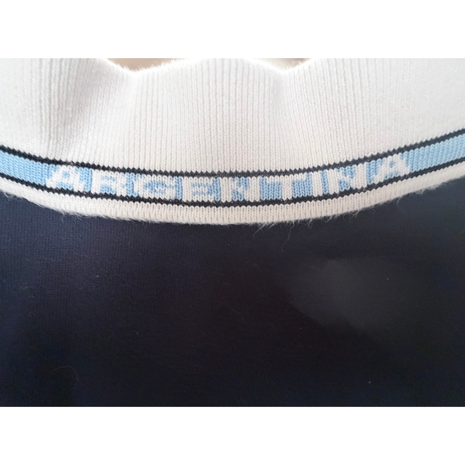 Argentina Polo Shirt Mens XL Rugby Style Short Sleeve Argentina Graphic Navy