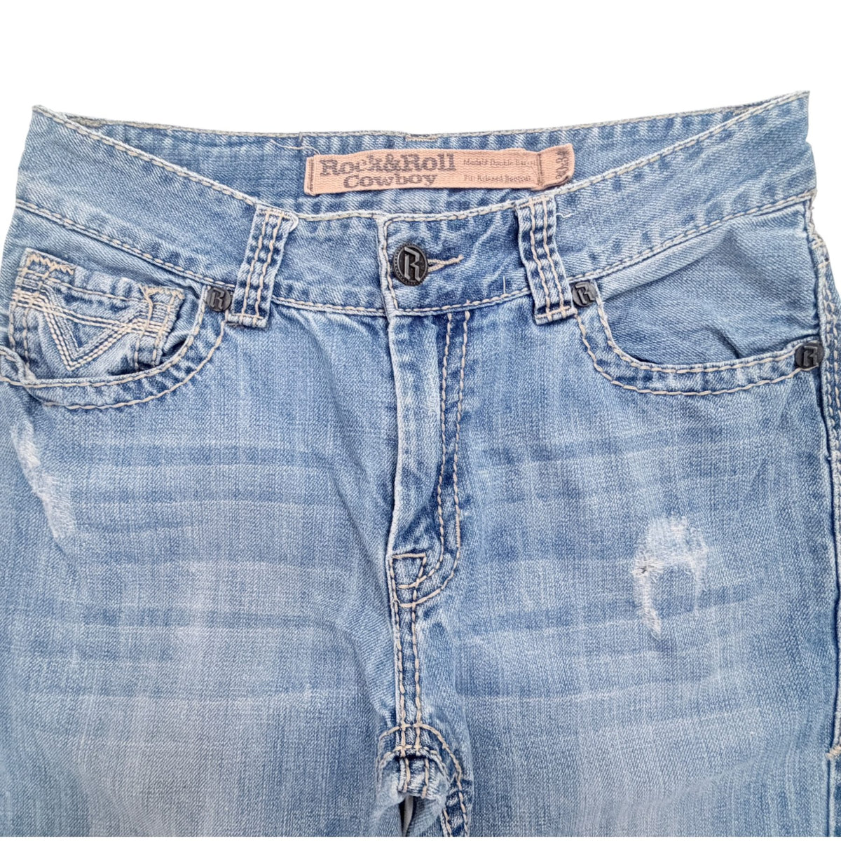 Rock & Roll Cowboy Men's Blue Jeans — view 4