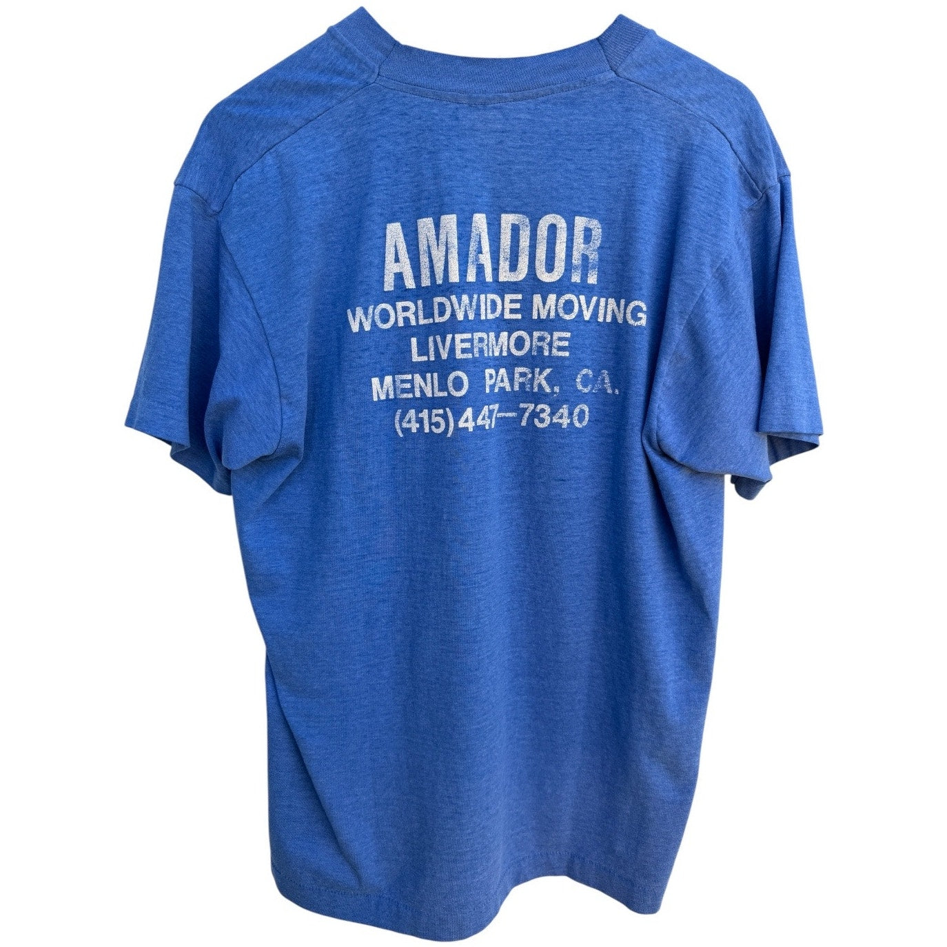 Global Amador Moving Truck T Shirt Mens XL USA Made Vintage Graphic