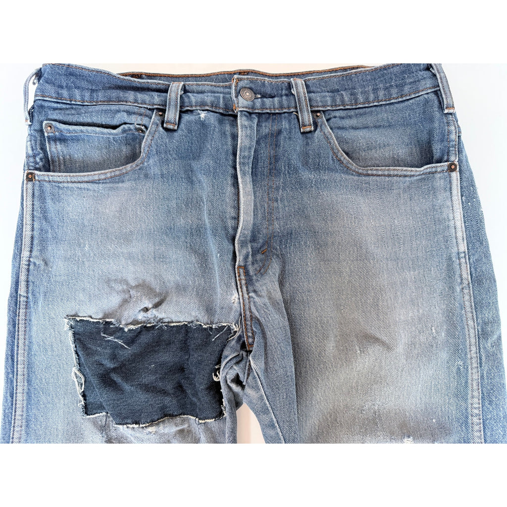 Levi Strauss 550 Jeans Mens 35x32 Blue Denim Relaxed Fit Classic Pants