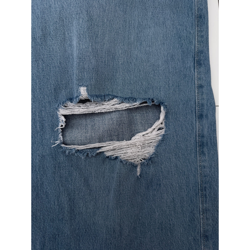 Hollister Jeans Womens 6S W26 Low Rise Baggy Distressed Denim