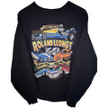 Roland Leong 50th Anniversary Drag Racing Sweatshirt Mens Large Black Crewneck