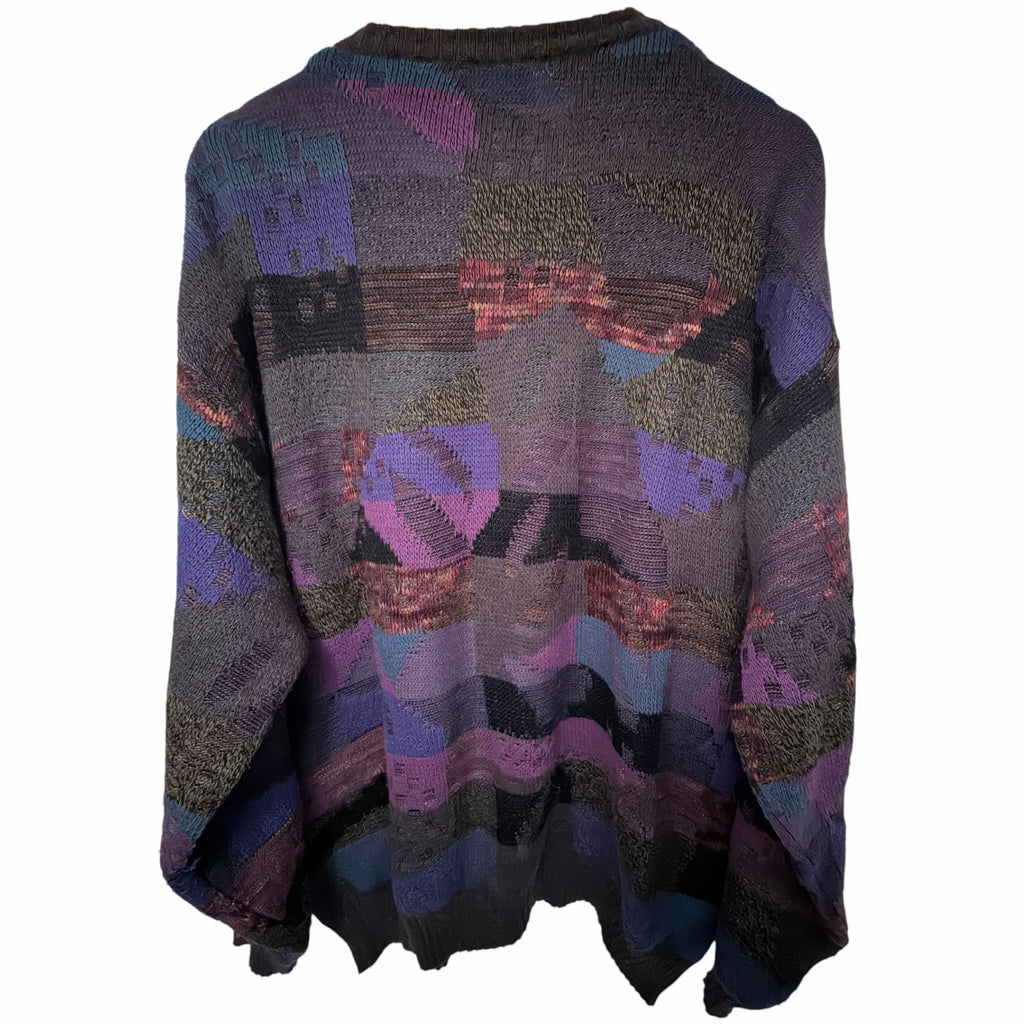 Pronto Uomo Firenze Abstract Knit Sweater