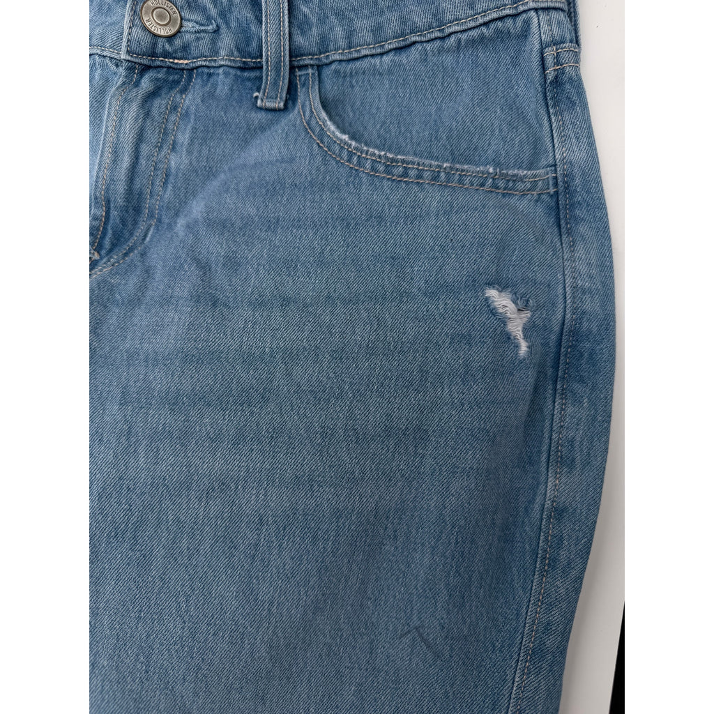 Hollister Jeans Womens 6S W26 Low Rise Baggy Distressed Denim